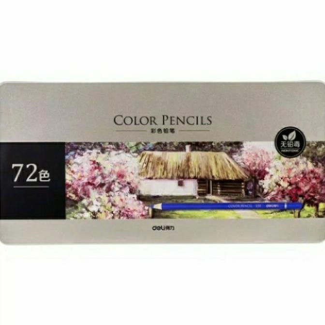 

Deli 72 Color Pencil - Professional Oil-Based Colored Pencils