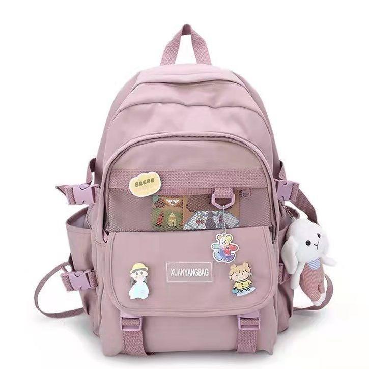 [KODE 99QMR] MV_Marvelouz MV7018280 Tas RANSEL Fashion Wanita Cantik Import Gantungan Boneka supplie