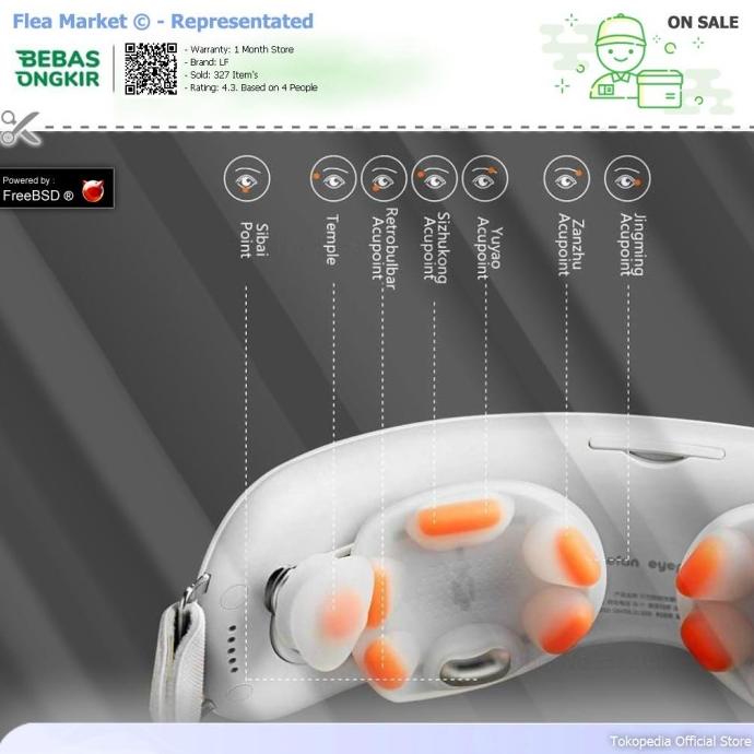 LF Eye Pro Smart Eye Massager Alat Pijat Kompres Mata - LFY-001