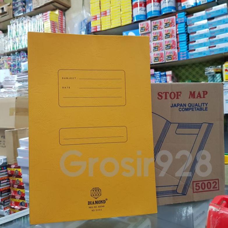 

[KODE TPHAL] Stopmap / Map Folder Folio Diamond 5002 Kuning/Hijau/Orange (isi 50 lembar)