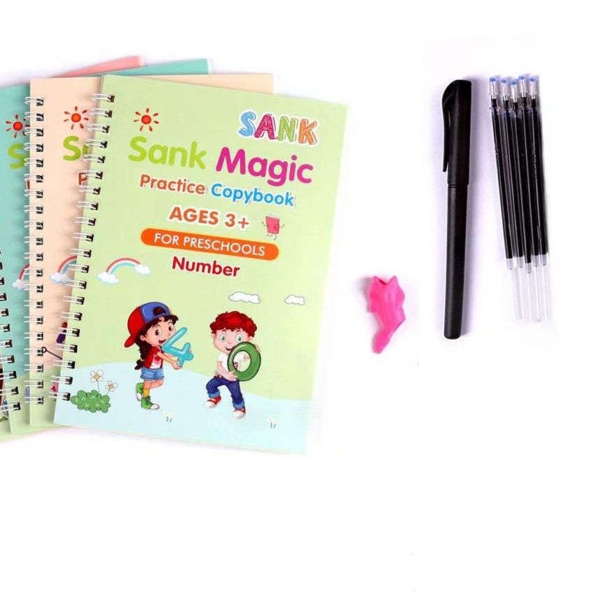 

Limited | KF7 | Buku ajaib 1 SET SANK Magic Practice Book 1 SET ISI 4 BUKU + PULPEN / BUKU EDUKASI ANAK / BUKU BELAJAR MENULIS ALPHABET / REFILL PEN BUKU MAGIC / PENA AJAIB