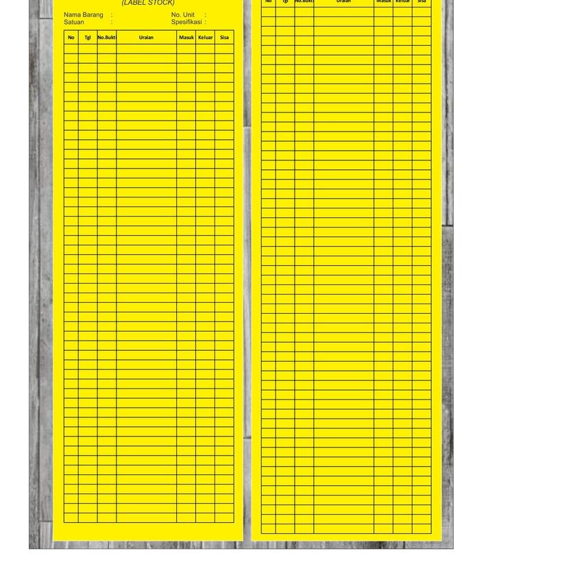 

Termurah | KI3 | kartu stock barang / kartu stock Apotek / custom(nama gelar alamat dan toko dll)