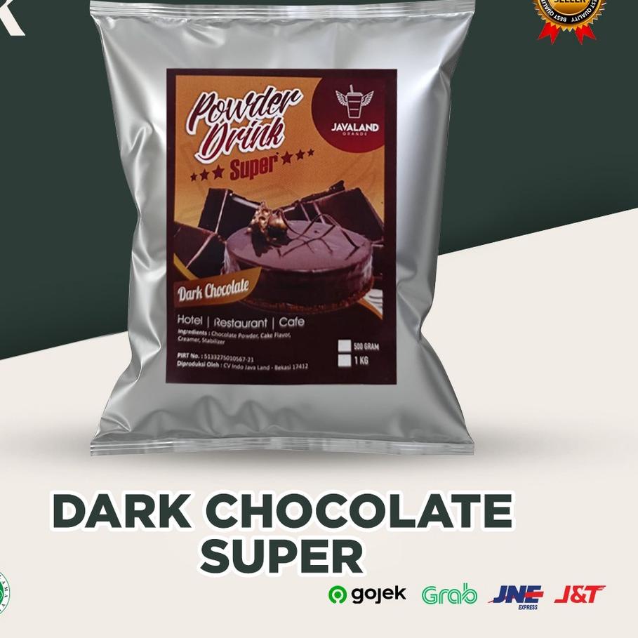 

Termurah⭐✅Bubuk Minuman Bubble Powder Drink rasa DARK CHOCO Javaland 1kg