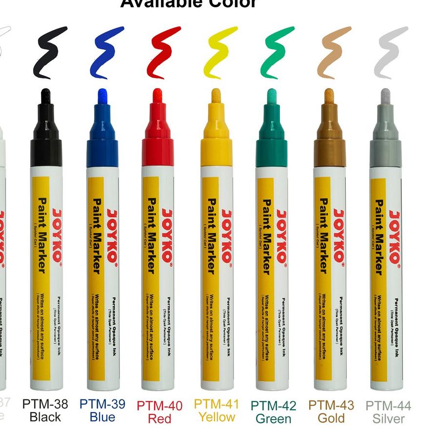 

COD | FG2 | Joyko Paint Marker Color Spidol Cat Permanen Warna