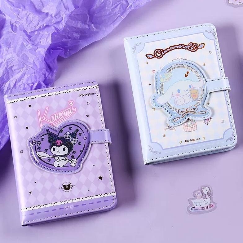 

[KODE GV6PH] Buku Diary Sanrio / Scrapbook Journaling Notebook A6 PU Leather Waterproof Kuromi