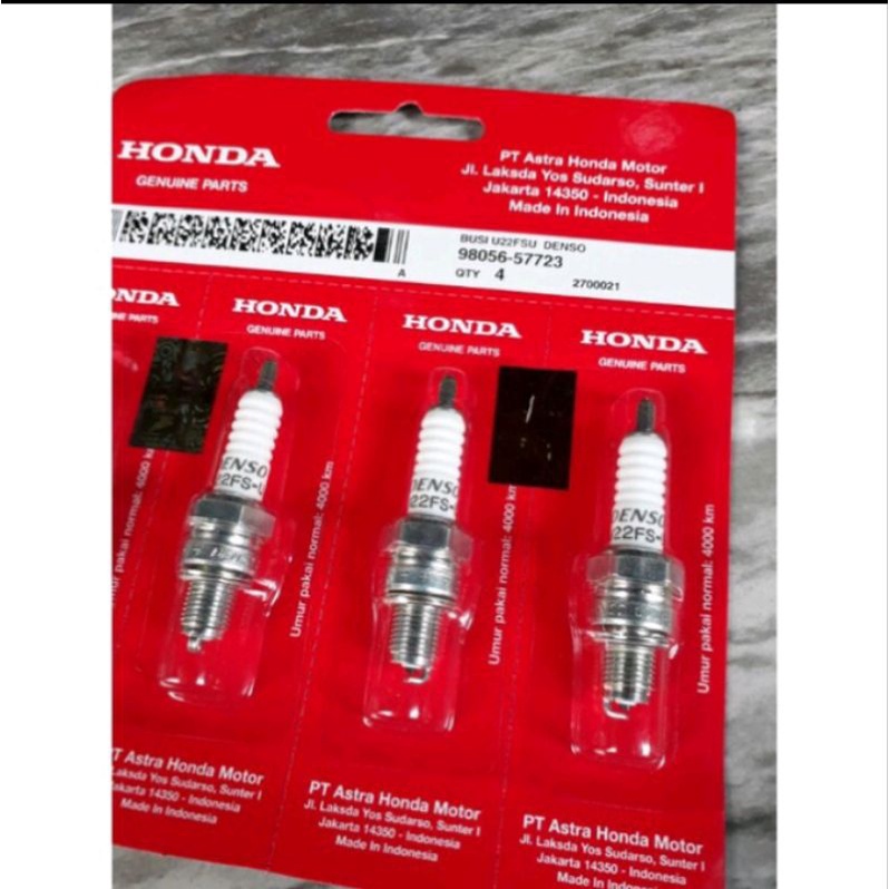 busi denso motor honda grand Supra Jupiter Vega bebek all tipe ori original ahm