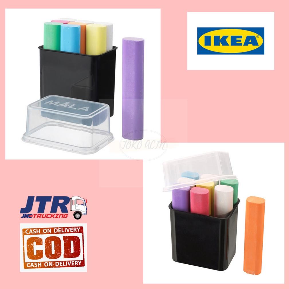 

COD MALA Kapur tulis warna campuran, kapur papan tulis aneka warna Bayar Di Tempat