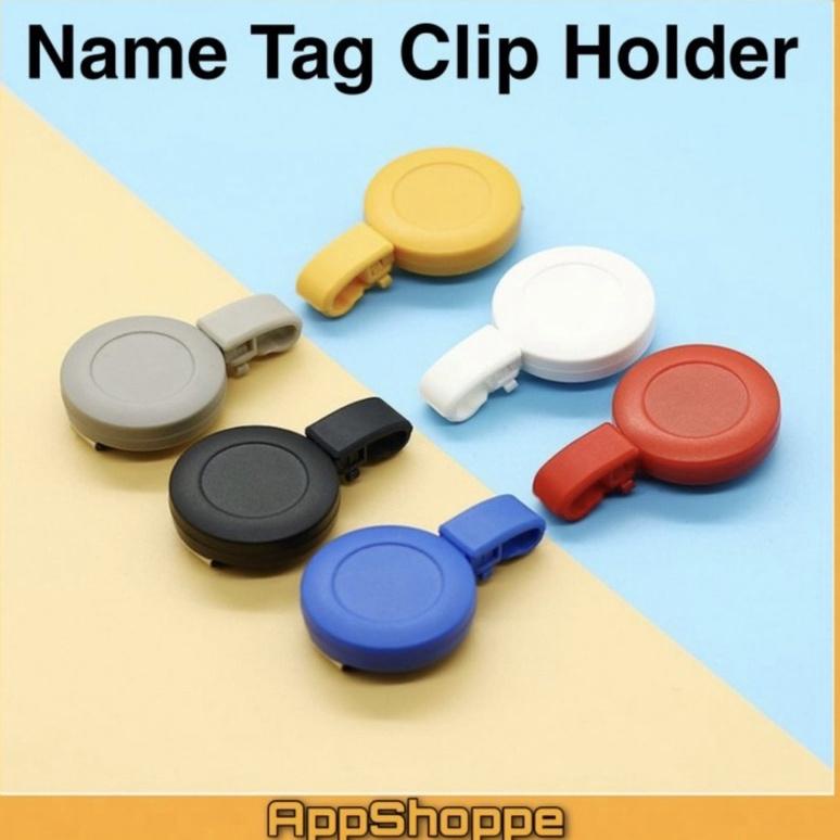 

MURAH !!! Name Tag Clip Retractable ID Card Holder Gantungan Kartu Nama EasyPull [KODE 586]