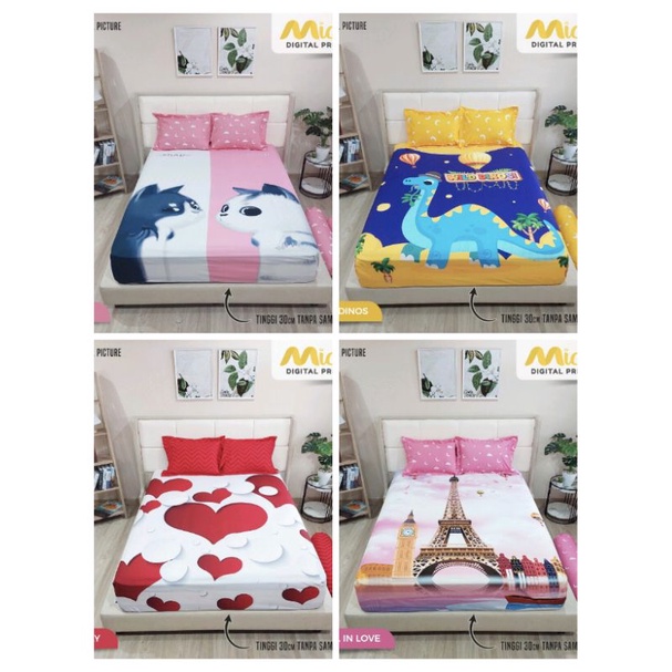 Sprei Michio 180×200×30cm/Sprei Michio 160×200×30cm