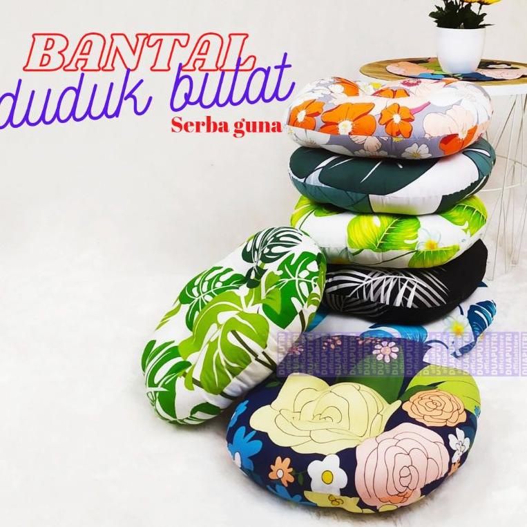 DISCOUNT  Bantal Lesehan - Bantal Duduk bulat - Bantal alas duduk