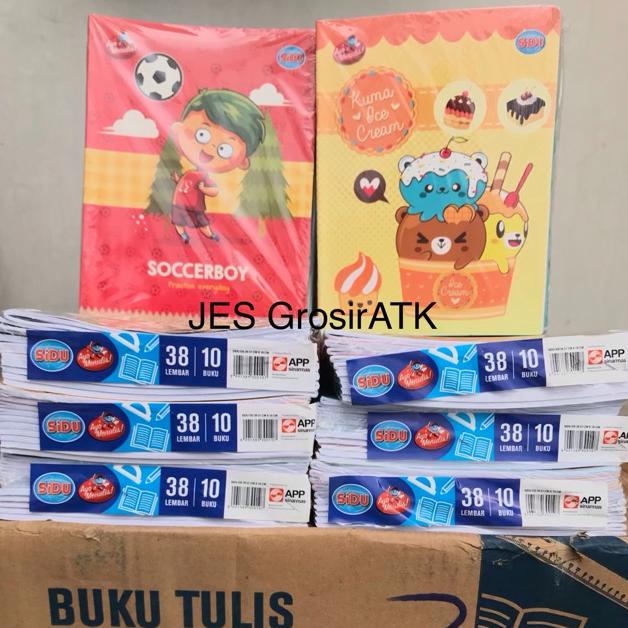 

Model Baru Buku Tulis SIDU 38 Lembar Pak=10 pcs !!