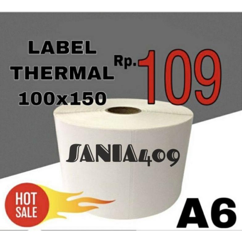 

Limited - Lebel / kertas thermal uk 100x150 isi 500 lembar !