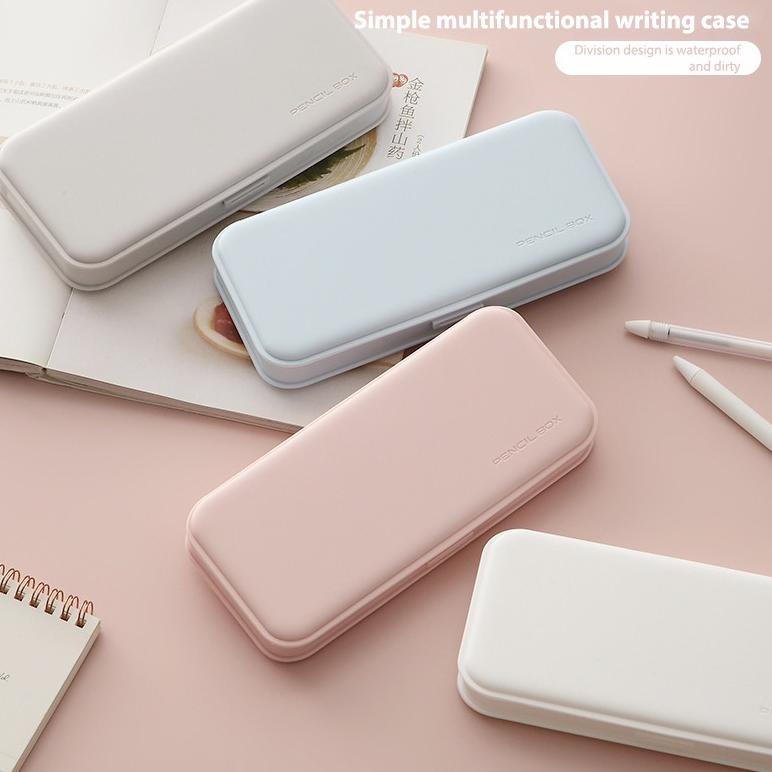 

71 Kotak Pensil Minimalis Pencil Case Aesthetic pencil box for student organization G ✸Ready Stock