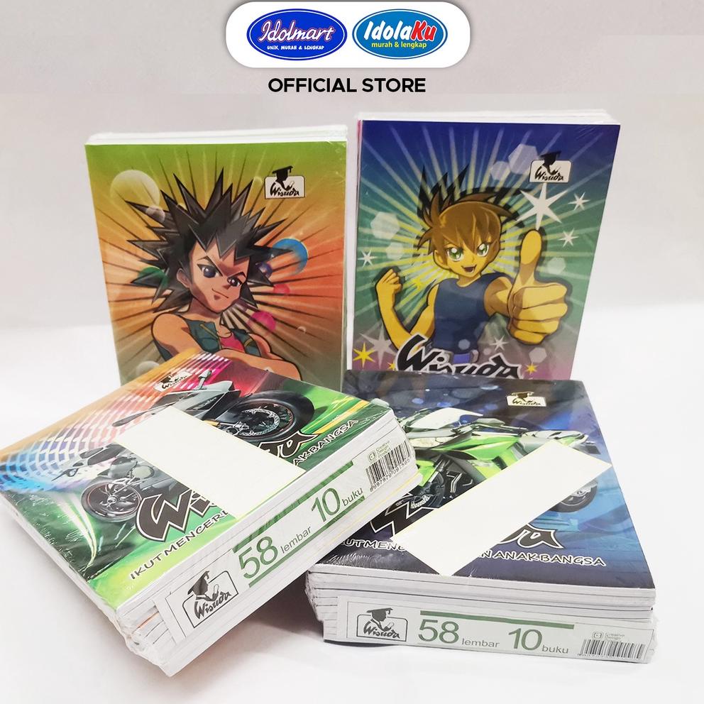 

[KODE HJZ0G] IDOLMART Buku Tulis WISUDA isi 58 Lembar - 1 Pak isi 10 Buku
