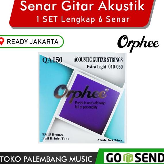 [KODE MQHJ7] Senar Gitar Akustik Orphee QA140 QA150 QA160 QA170 Senar Gitar Orphee