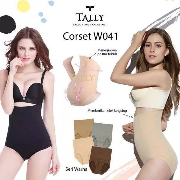 Korset Celana Pelangsing Perut TALLY Cd W 041 SLIMMING PANTS Murah karet body rok yang bagus celana 