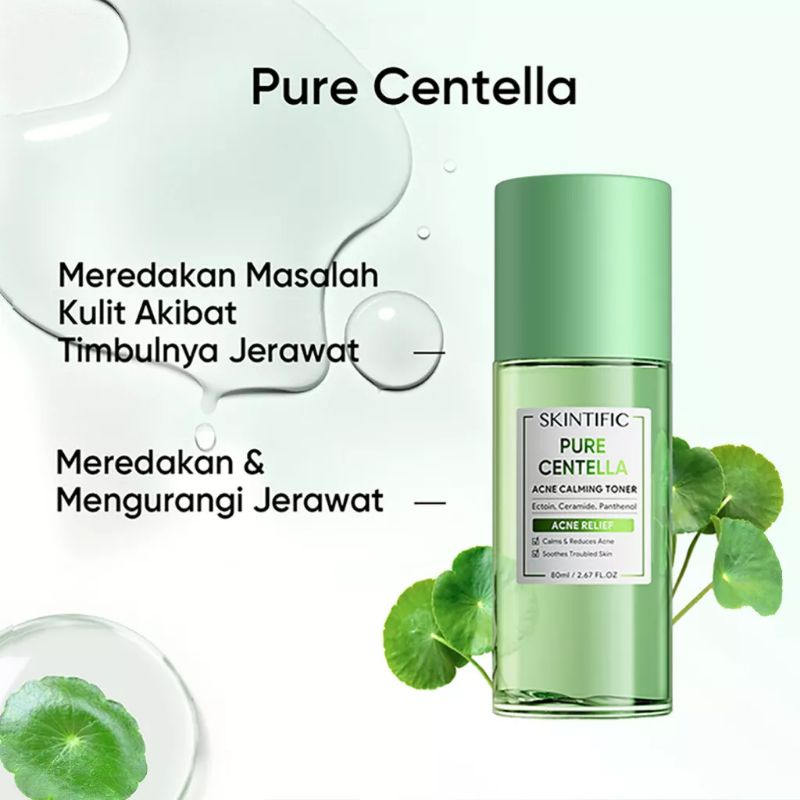 SKINTIFIC Pure Centella Acne Calming Toner