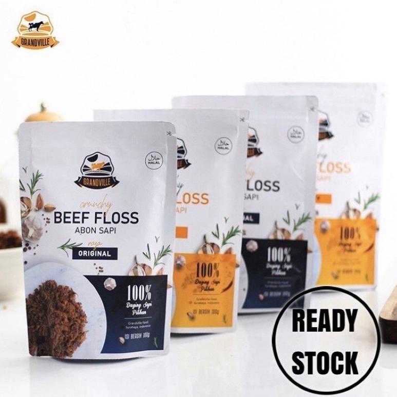 

Ready Stok Khas Jaya Grandville Abon Sapi Ayam original spicy 100g Beef Chicken Crunchy