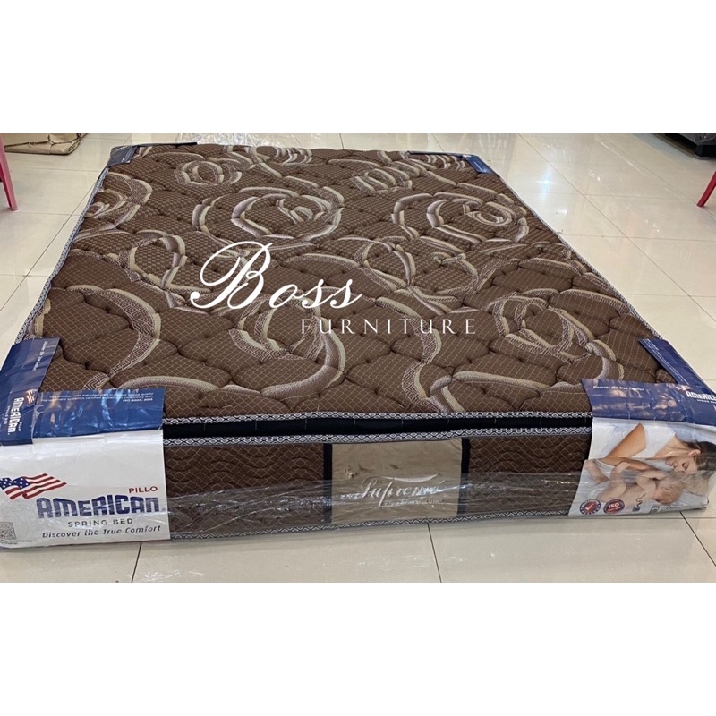 Kasur Springbed American Supreme Pillow Top Tebal PROMO Murah