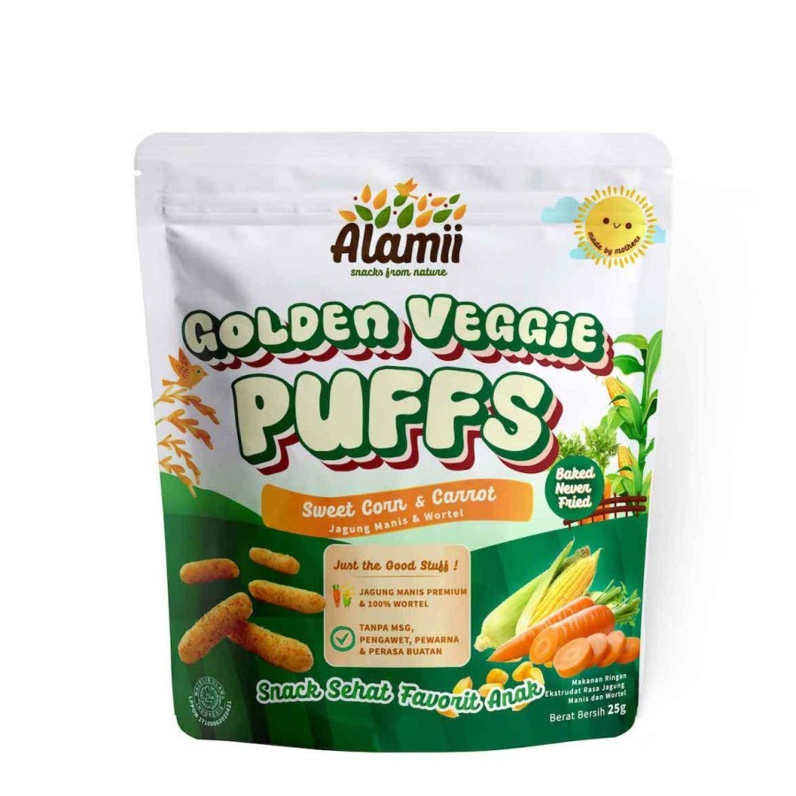 

Alamii Golden Veggie Puffs 25gr-JktBar