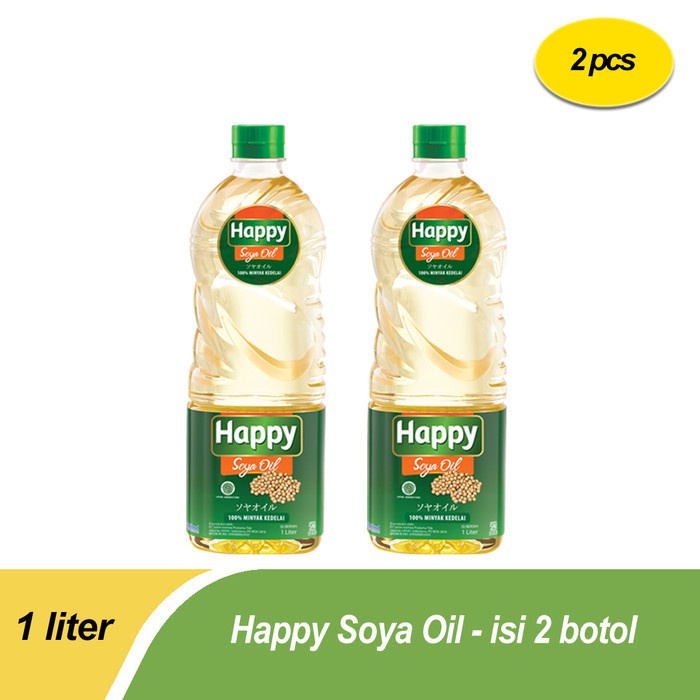 

Happy Soya Oil - Isi 2 Botol