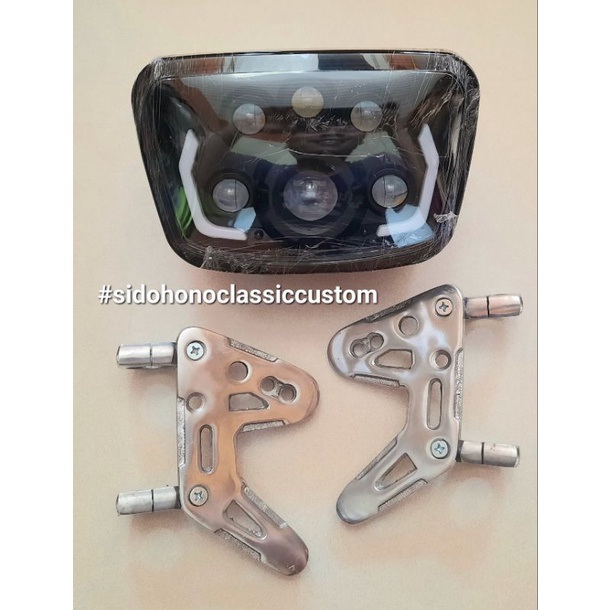 Paket lampu FULL LED RX king oval bilet set pangkon lampu rx king model b pro