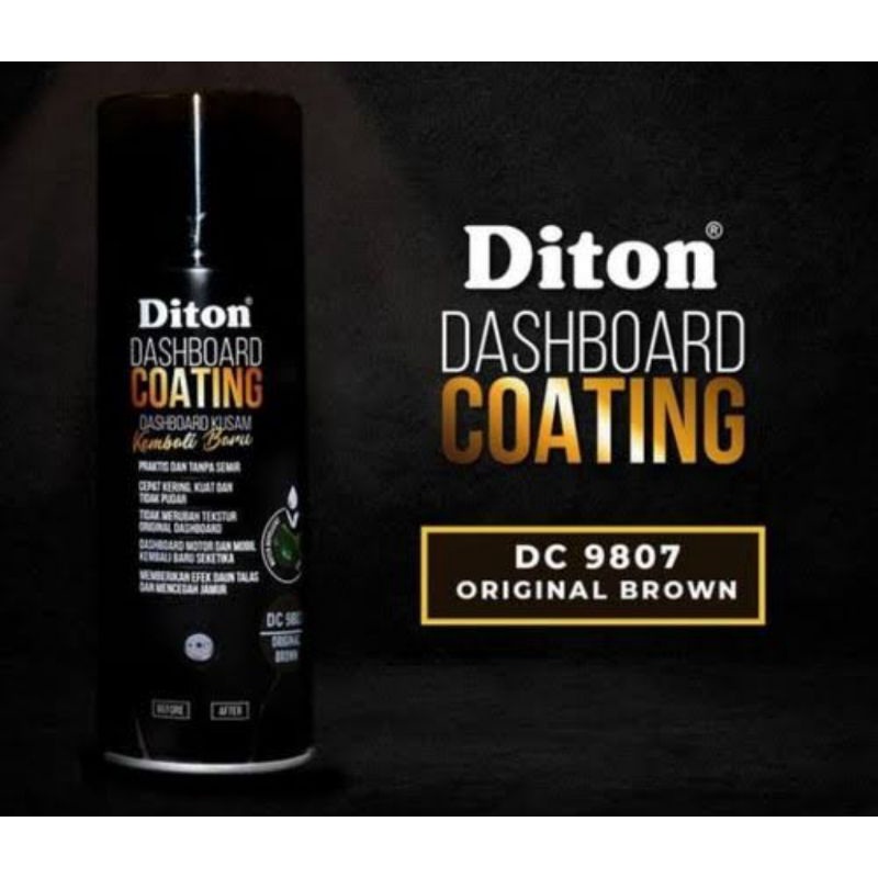 DASHBOARD COATING ORIGINAL BROWN  NO 9807 DITON PREMIUM BODY KASAR MOTOR &amp; MOBIL 400CC