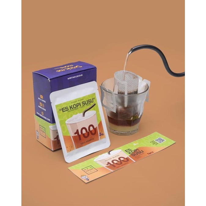 

Mrocoffee Drip Coffee ES KOPI SUSU 100% Arabika| Kopi Drip Bag Bubuk