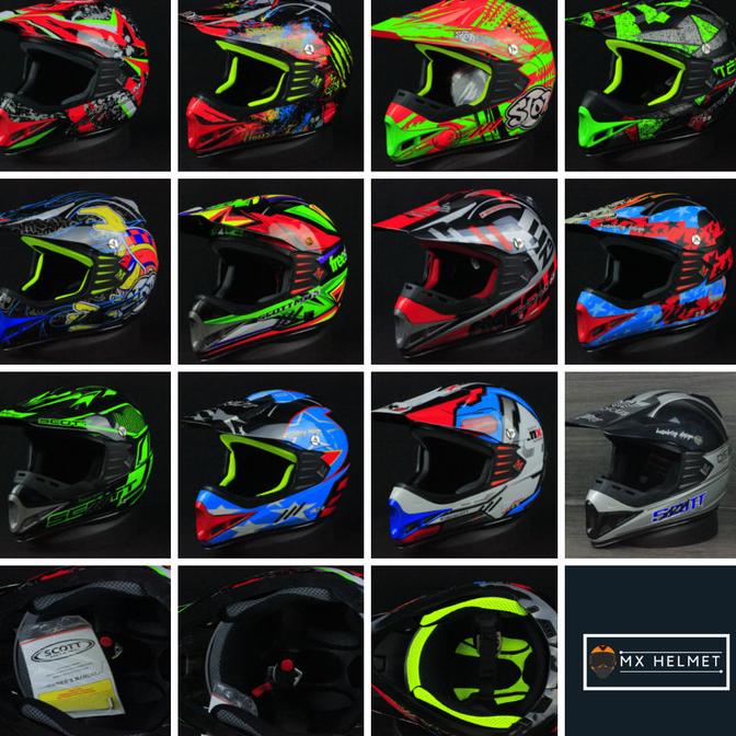 HELM CROSS ANAK / HELM SCOTT MX CROSS JUNIOR