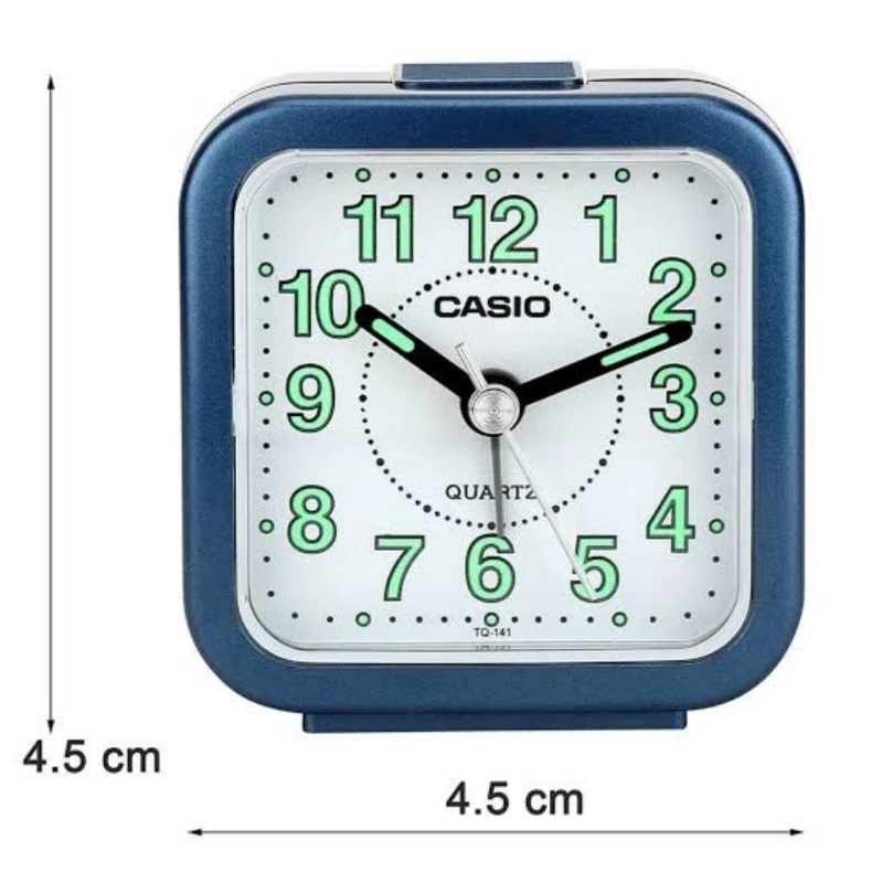 CASIO JAM ALARM TQ 141 BEEP WEKER ANALOG