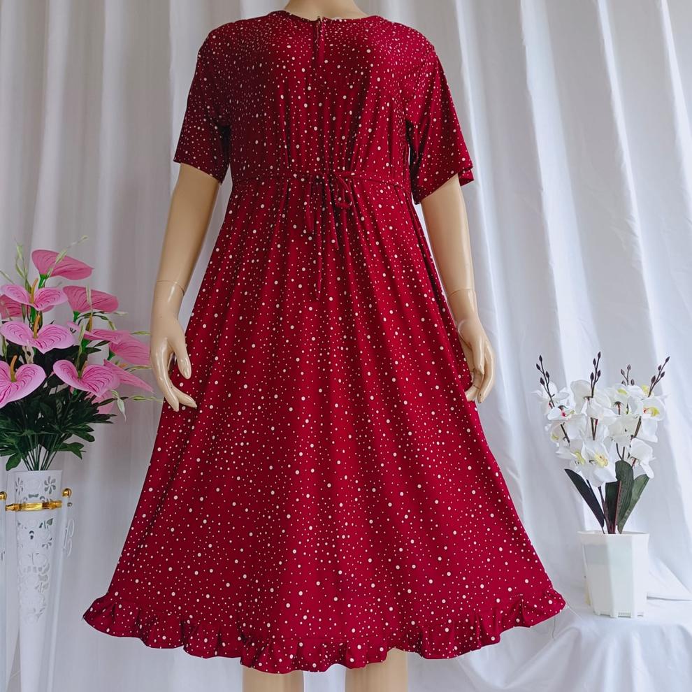 Terbaik Free Gold DASTER JERSEY JUMBO SUPER LEMBUT & ADEM PREMIUM MOTIF POLKA KECIL TERBARU/DASTER J