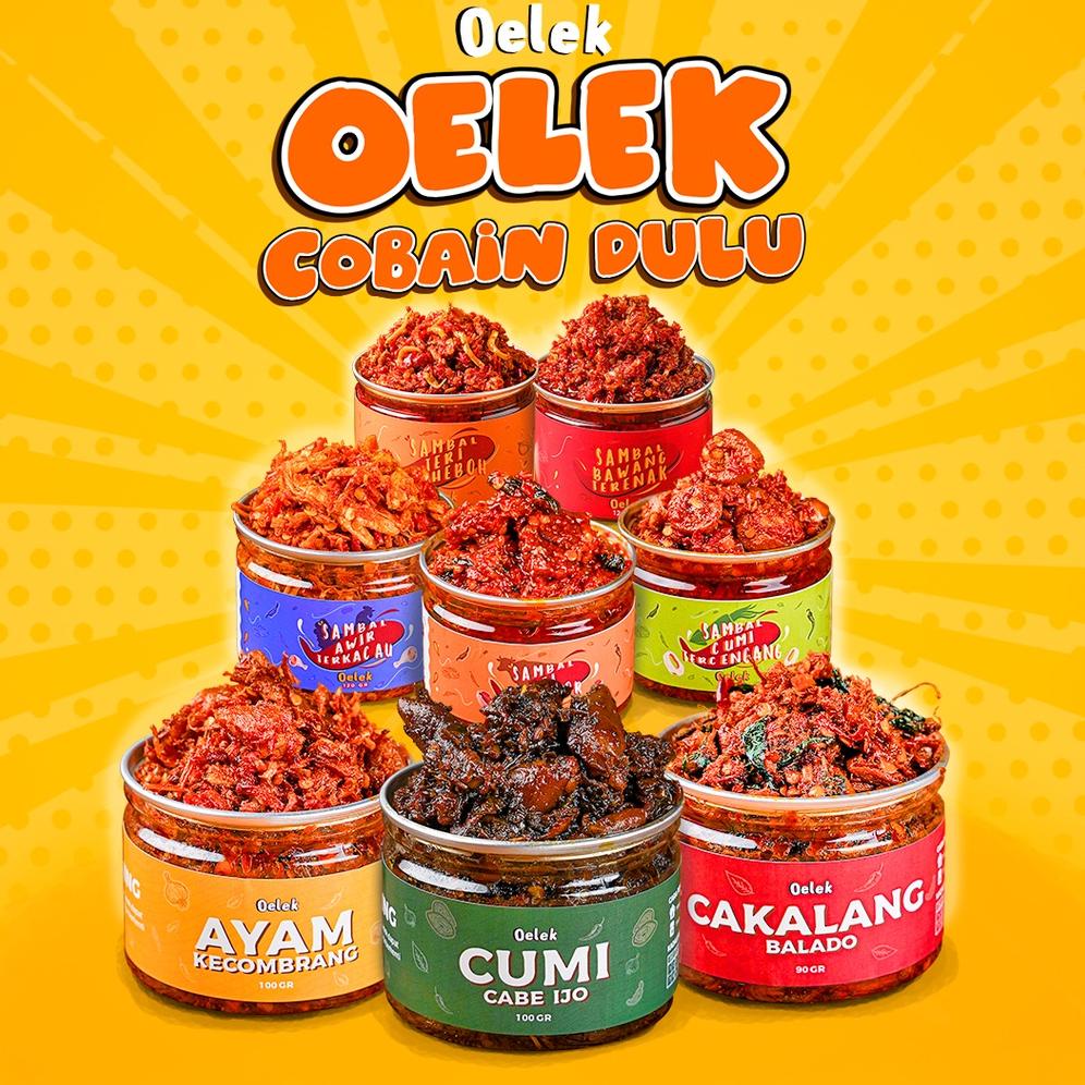 

Ready Stok Oelek Cobain Dulu / Cakalang Balado / Cumi Cabe Ijo / Ayam Kecombrang / Sambal Cumi / Sambel Ayam Suwir / Sambal Sei / Sambal Teri