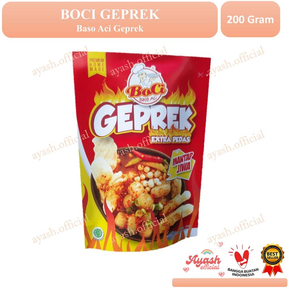 

Ready Stok BOCI GEPREK extra pedas - GEPREK baso aci new varian mantap jiwa