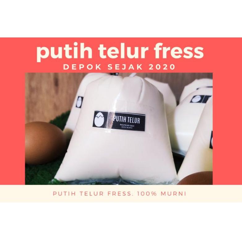 

✔✔SALE✔✔ PUTIH TELUR FRESS MATANG 1/2KG/DEPOK