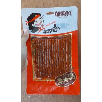 

TERBARU Cemilan la tiao vegetarian su niu jin 素牛筋