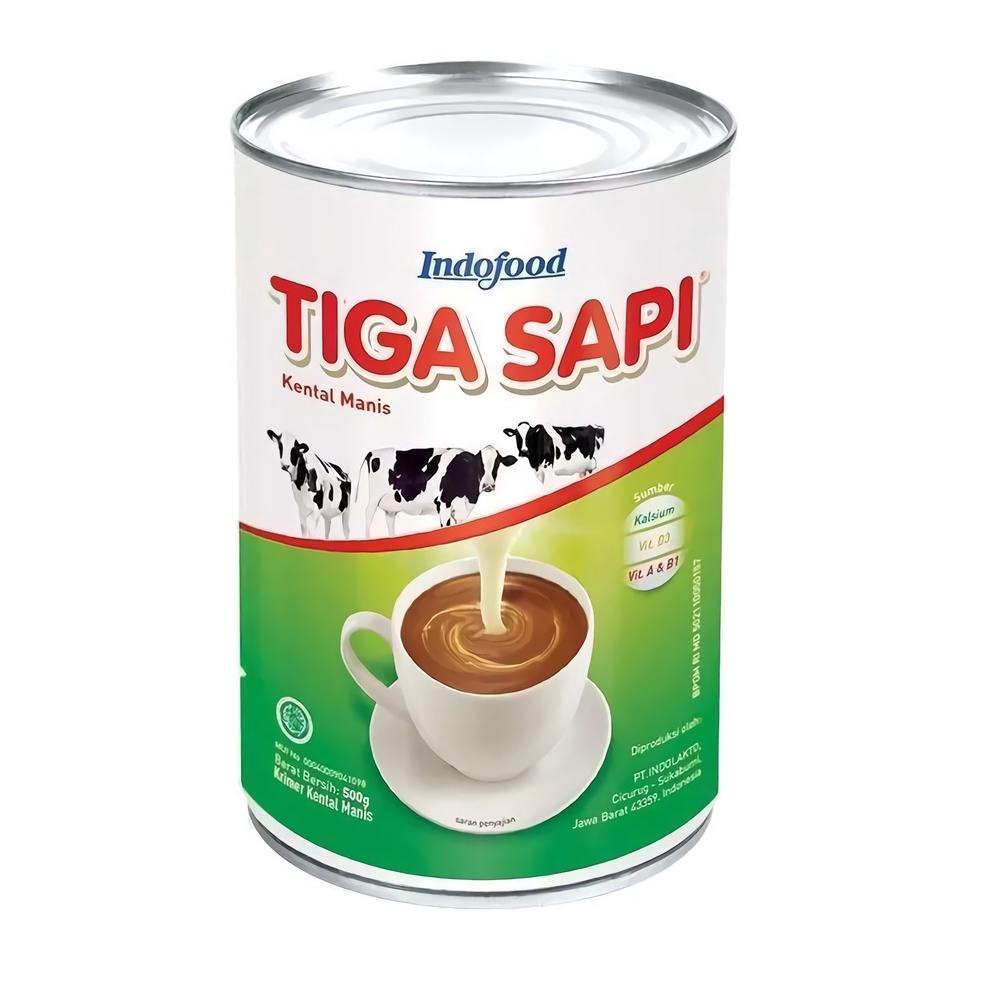 

【Penjualan Terbaik】✅COD Susu Kental Manis Tiga Sapi 490gr / Krimer Kental Manis Tiga Sapi 490gr