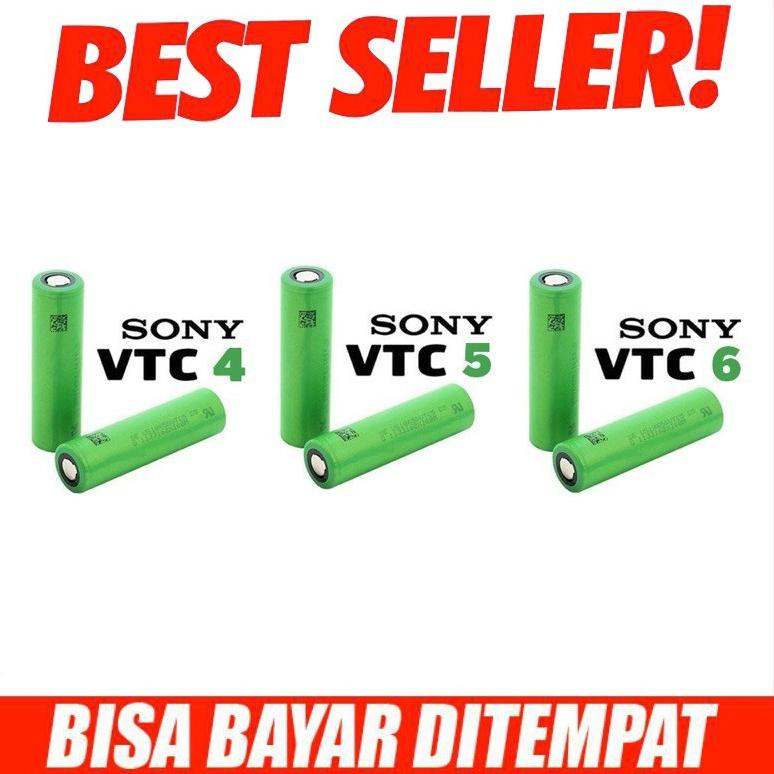 >XG34448< BATERAI SONY VTC 18650 AUTHENTIC / BATRE 18650 SONY VTC 4 , 5 , 6
