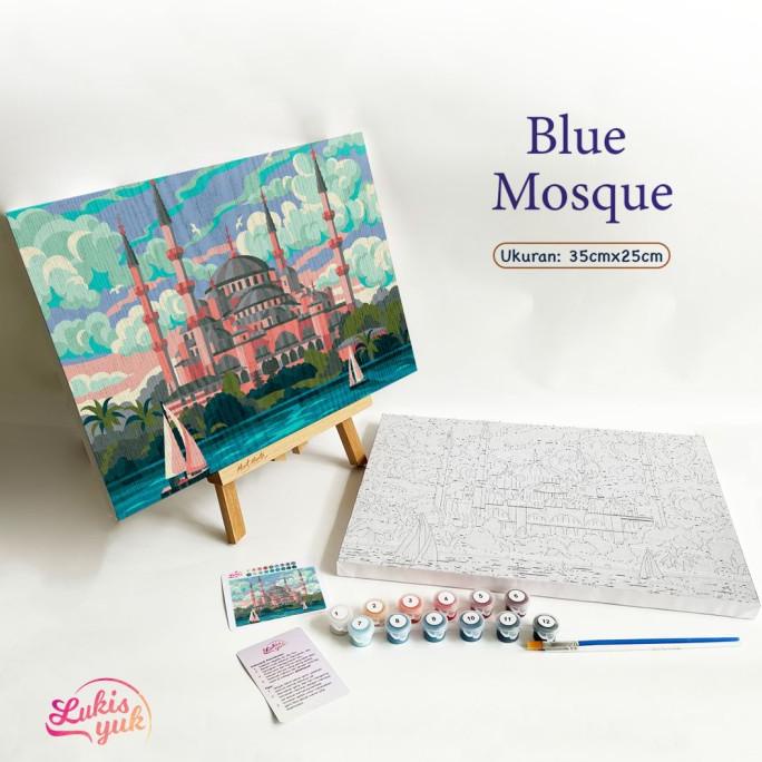

Blue Mosque - Paint by Numbers - 35x25cm - by LukisYuk