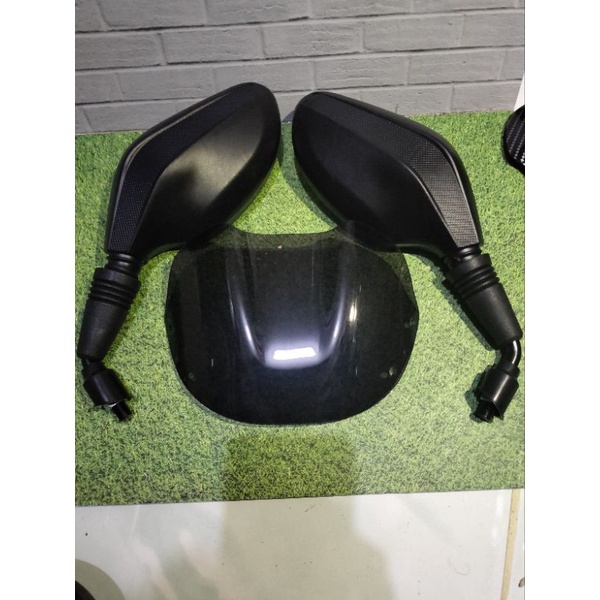 Visor Fiz R Model Terbaru Pnp Mio X1 Fiz R Force Dll Plus Spion Model Click Vario Import Sepasang Kualitas Terbaik