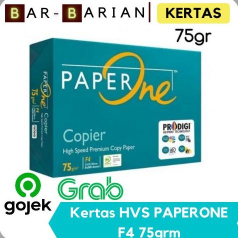 

KERTAS HVS F4 75 GR PAPERONE / KERTAS HVS FOLIO 75 GRAM PAPER ONE