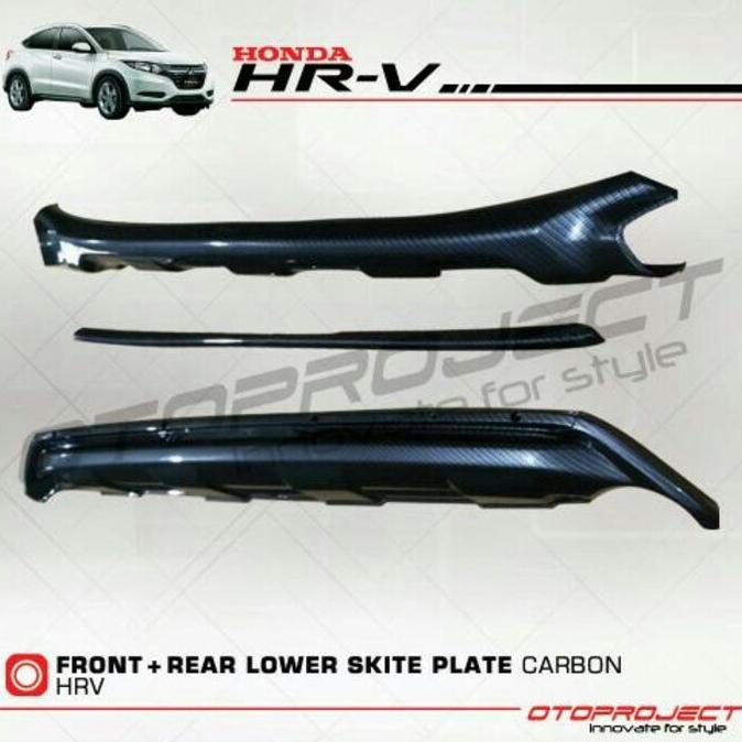 Skite Plate Skid Skit Plate Plat Honda HRV Carbon