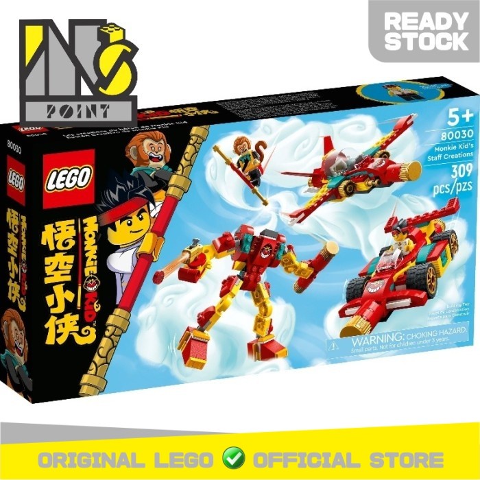 LEGO Monkie Kid - 80030 - Monkie Kids Staﬀ Creations