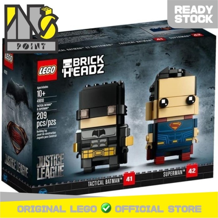 LEGO Brickheadz - 41610 - Tactical Batman & Superman