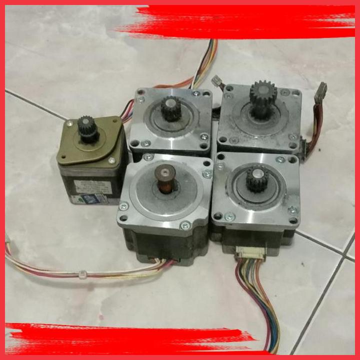 (bbp) stepping motor borongan 5 unit 4 nema 23 dan 1 unit nema 17