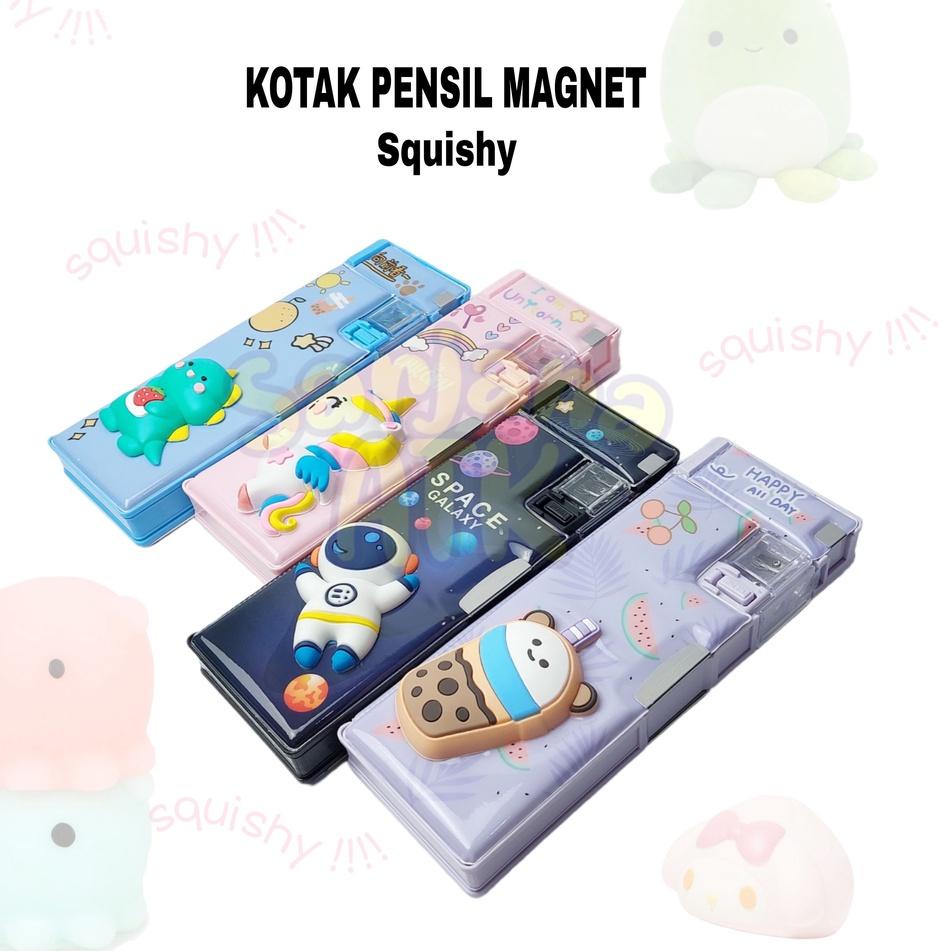 

Ready Hemat Kotak Pensil Magnet / Tempat Pensil Magnet Squishy Lucu XPM-551-8