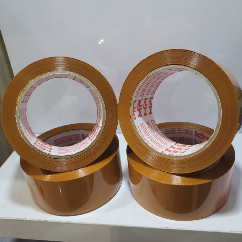 

Lakban Coklat - Lakban Bening 45mm x 100 Yard TEBAL & LEM Lengket