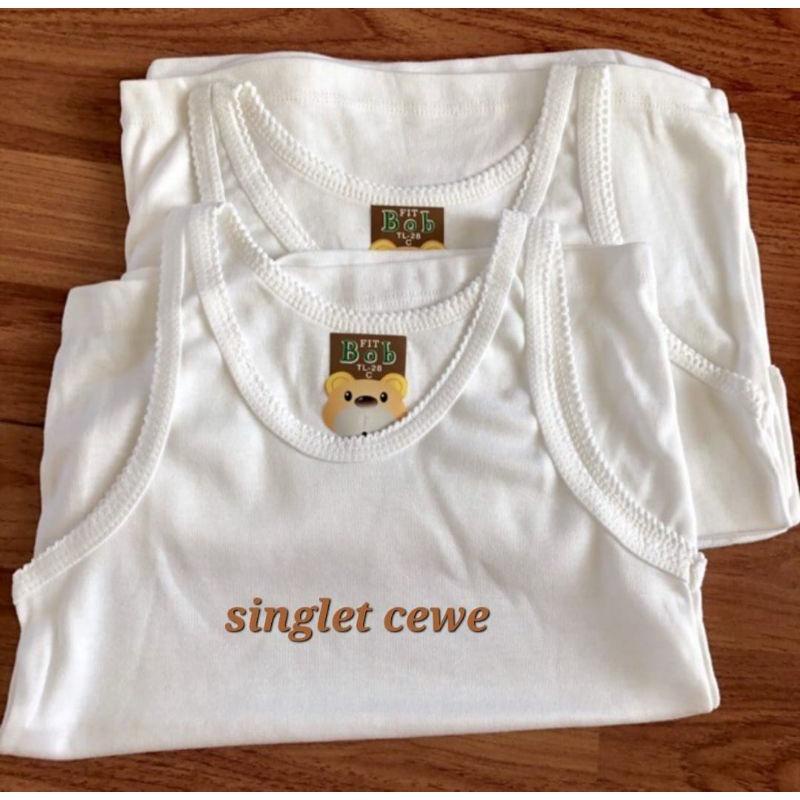 Fit Bob singlet baby / kaos dalam bayi isi 1pcs usia 0 bulan-8 tahun kaos daleman anak cowok / fitbo