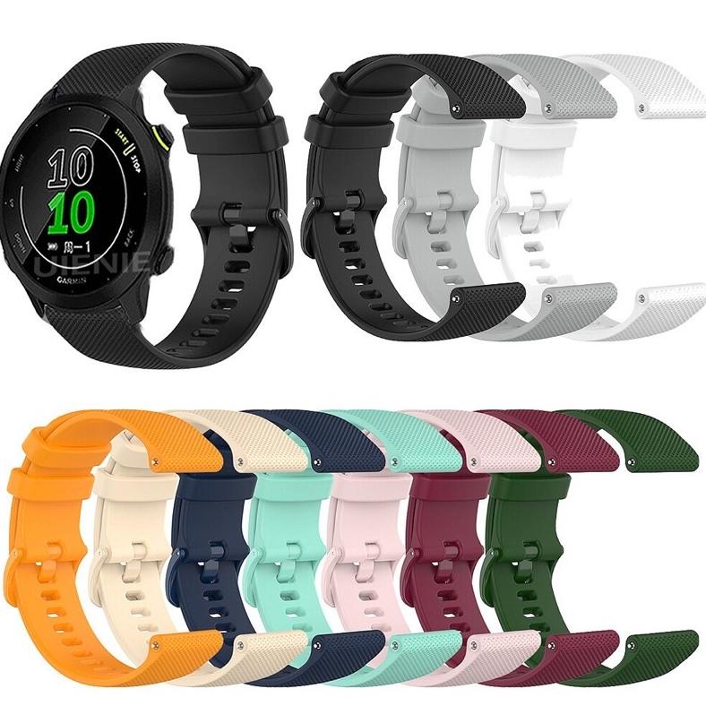 Big Sale - 20MM TALI JAM SMART WATCH GARMIN FORERUNNER 55 BAHAN SILICONE .,