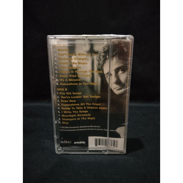 kaset Barry Manilow album Ultimate Manilow (Segel)