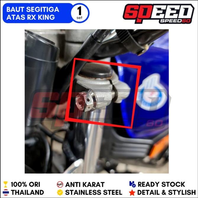 Baut Segitiga Atas RX King Baut Probolt Stainless King Nut Thailand